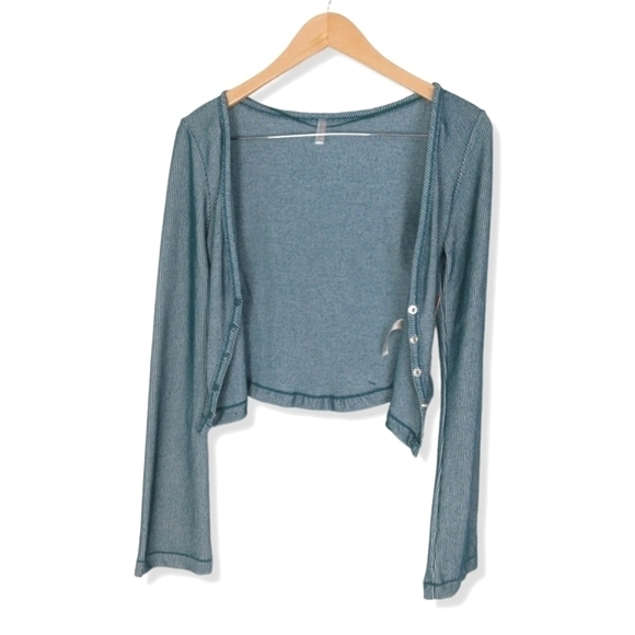 NWT Free People Movement Ribbed Long Sleeve Top Size Small - Picture 3 of 9